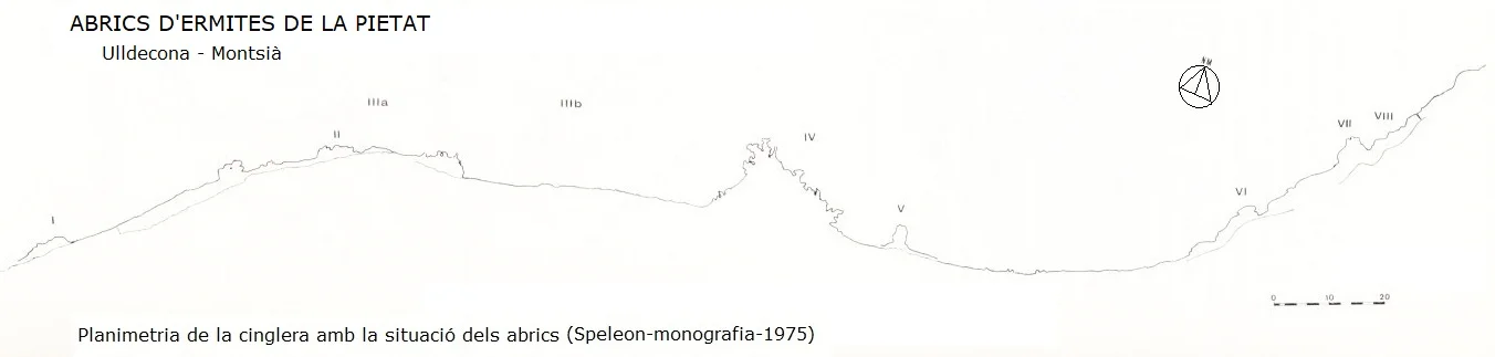 Survey of ERMITES DE LA PIETAT, ABRICS D'