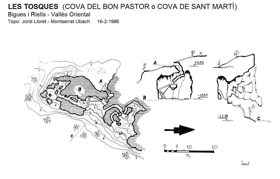 Topographie de BON PASTOR, COVA DEL