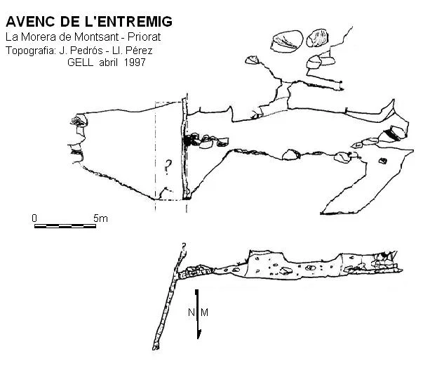 Topografia de ENTREMIG, AVENC DE L'