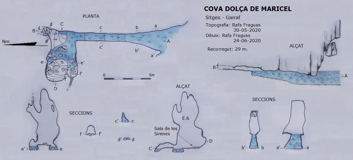 Topografía de DOLÇA DE MARICEL, COVA