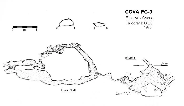 Topografía de PG-9, COVA