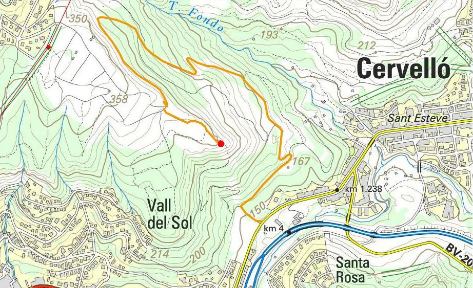 Topografia de MOLINS, AVENC