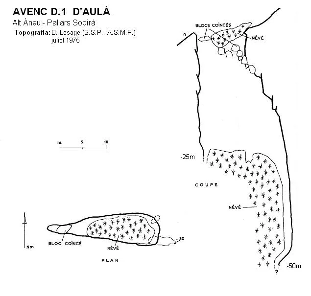 Topografia de AULÀ, AVENC D.1 D'