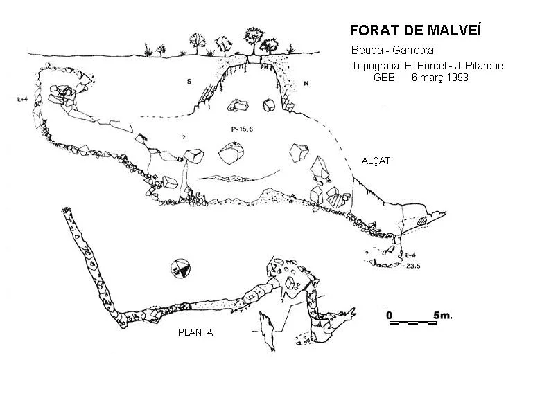 Topografia de MALVEÍ, FORAT DE