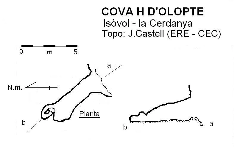 Topografia de OLOPTE, COVA H D'
