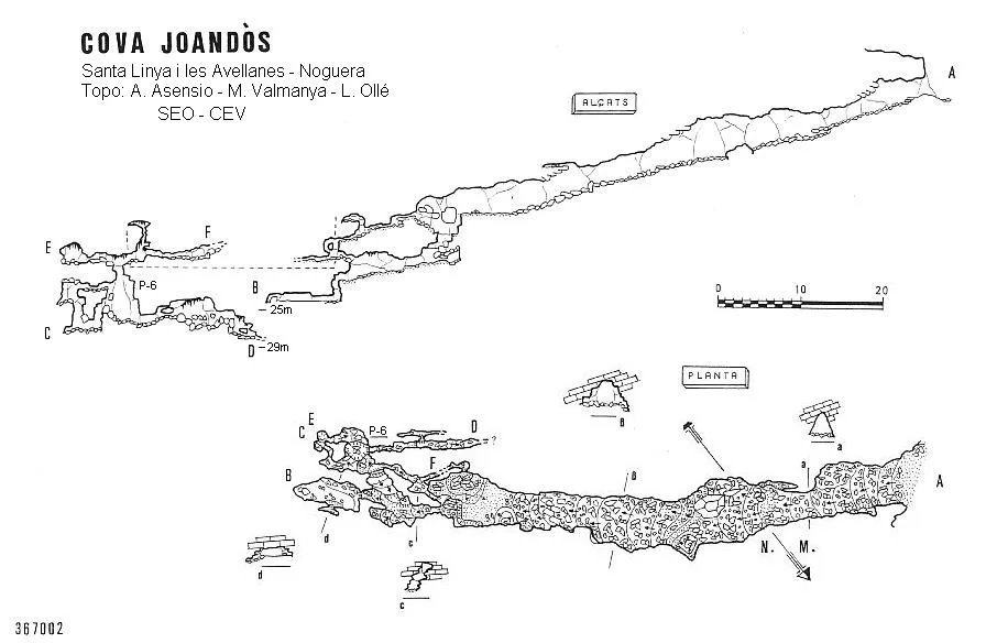Topografía de JOAN D'OS, COVA DE