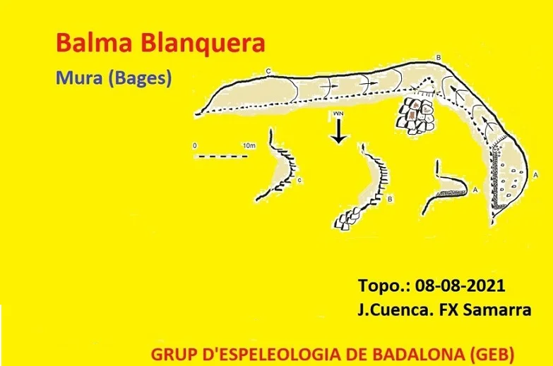 Topografia de BLANQUERA, BALMA DE LA