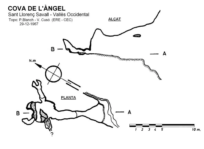 Topografia de ÀNGEL, COVA DE L'
