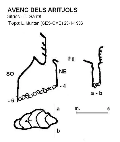 Survey of ARÍTJOLS, AVENC DELS