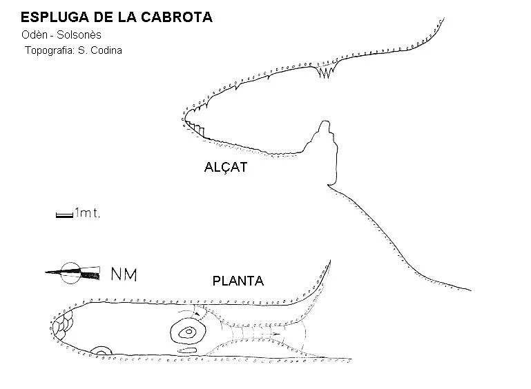 Topografia de CABROTA, ESPLUGA DE LA