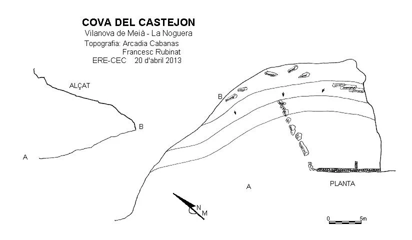 Topografia de CASTEJON, COVA DEL