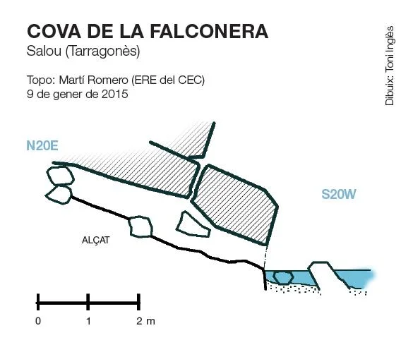 Topographie de FALCONERA, COVA DE LA