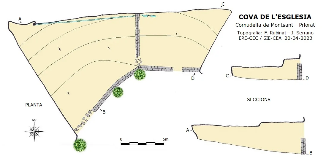 Topografía de ESGLÈSIA, COVA DE L'