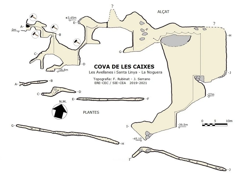 Survey of CAIXES, COVA DE LES