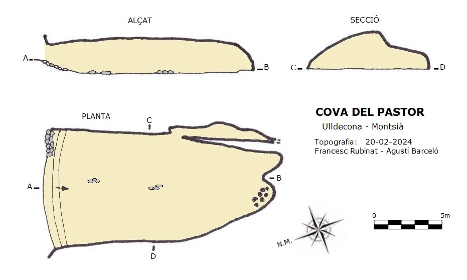 Topografía de PASTOR, COVA DEL
