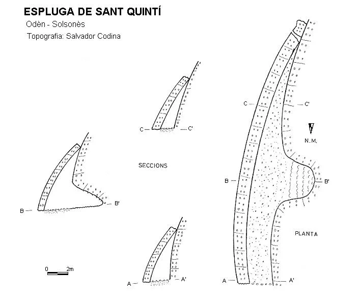 Topographie de SANT QUINTÍ, ESPLUGA DE