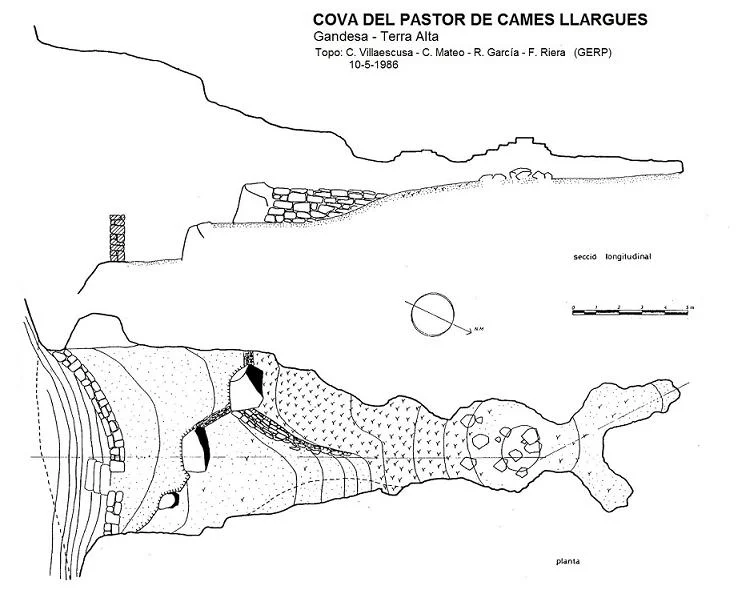 Survey of PASTOR DE CAMES LLARGUES, COVA DEL