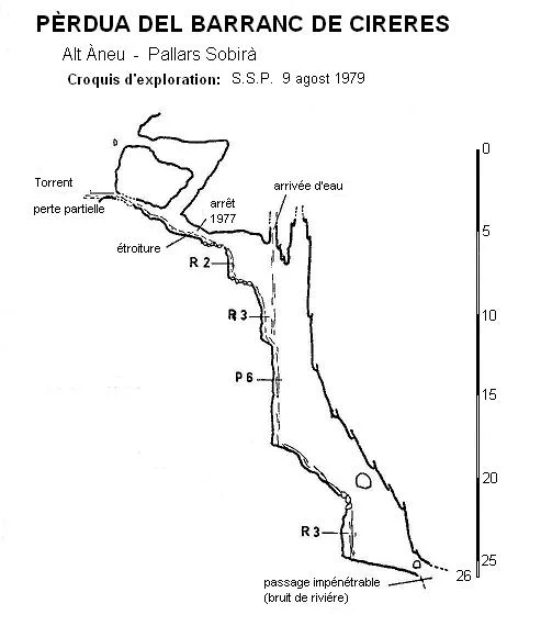 Topographie de BARRANC DE CIRERES,  PÈRDUA DEL