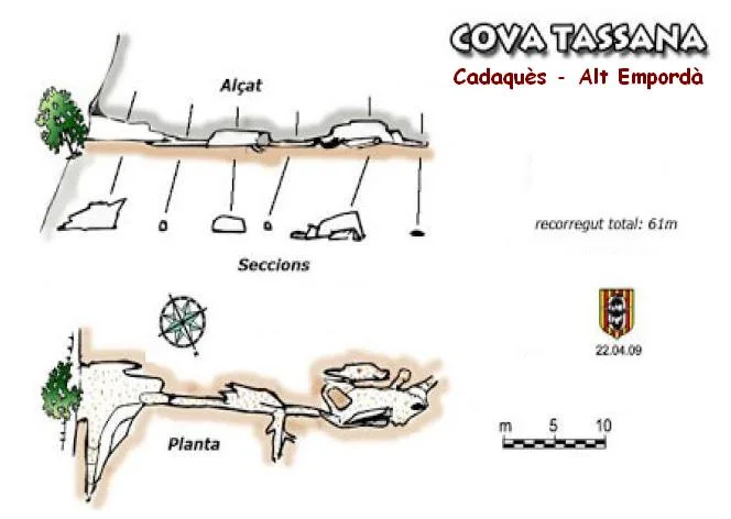 Topografia de TASSANA, COVA