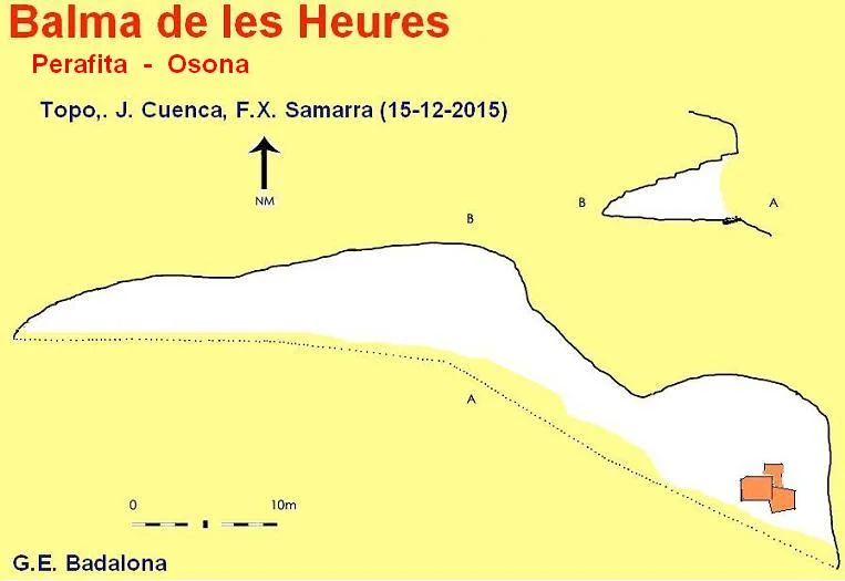 Topografia de HEURES, BALMA DE LES