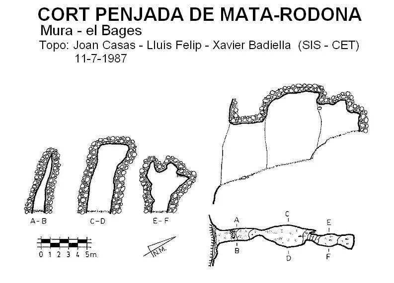 Survey of CORT PENJADA DE MATA-RODONA
