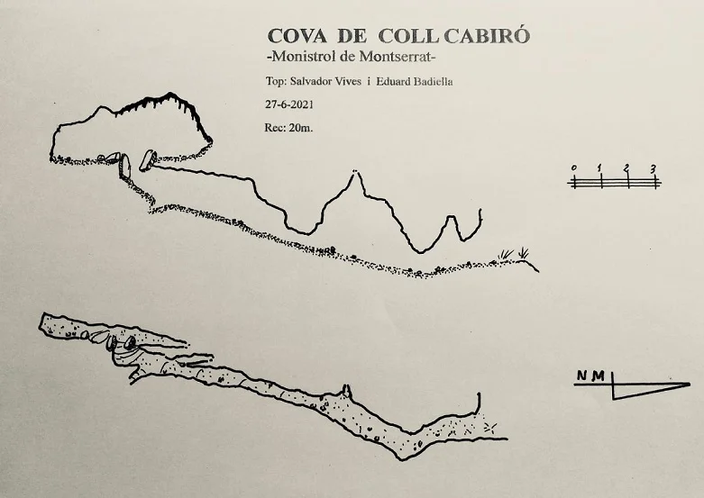 Topografia de COLL CABIRÓ, COVA DE