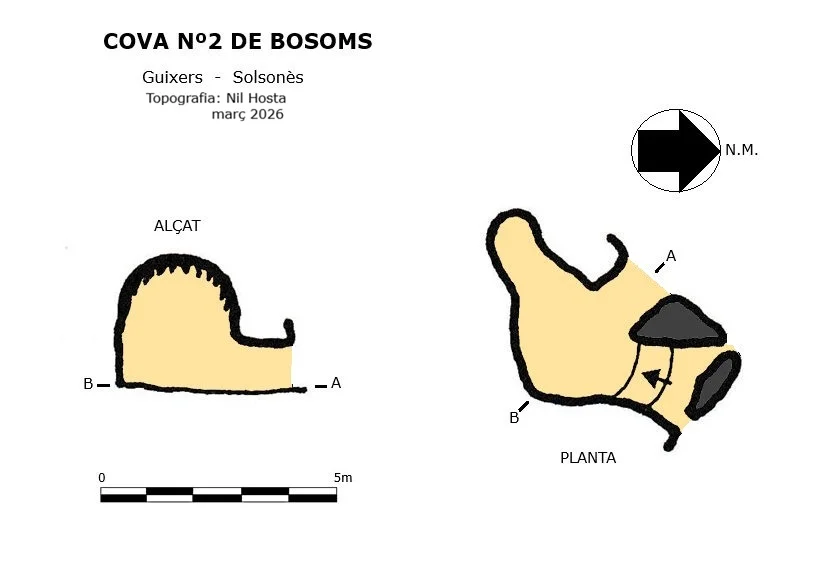 Topographie de BOSOMS, COVA Nº2 DE