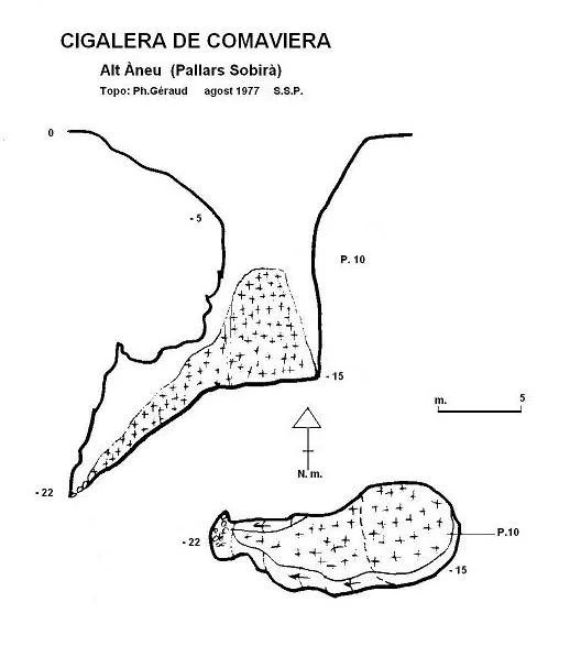 Topografia de COMAVIERA,  CIGALERA DE