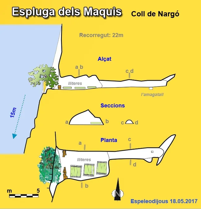 Topografia de MAQUIS, ESPLUGA DELS