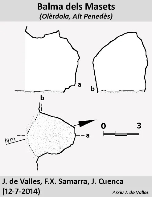 Topografia de MASETS, BALMA DELS