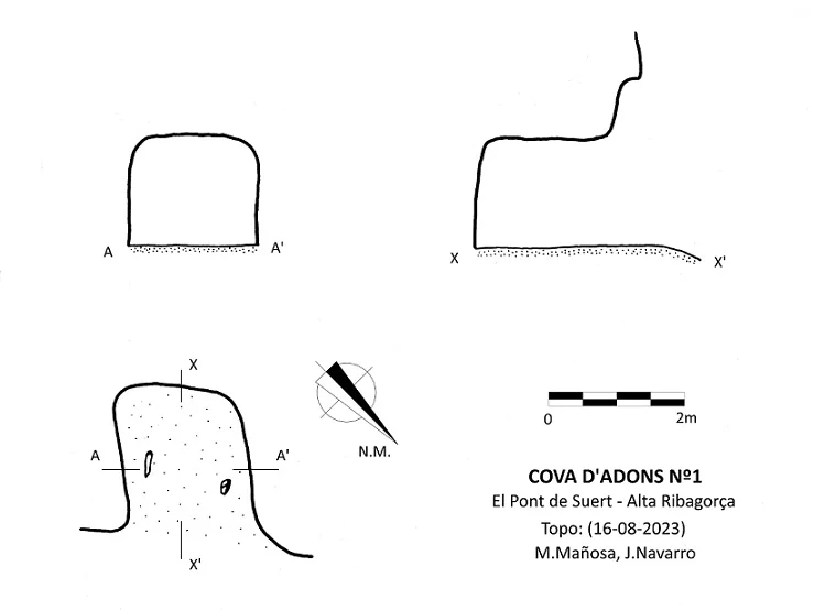 Topographie de ADONS, COVES D'