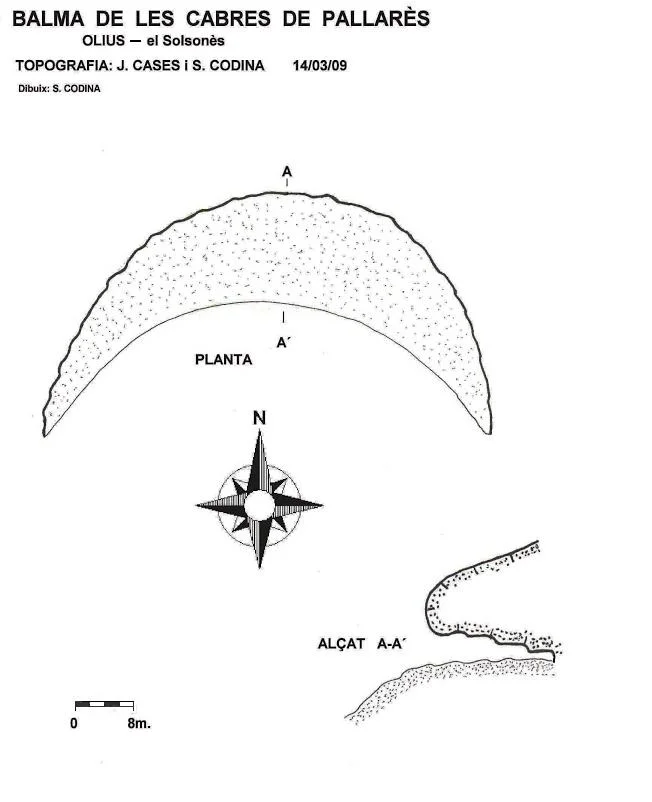 Topographie de CABRES DE PALLARÈS, BALMA DE LES