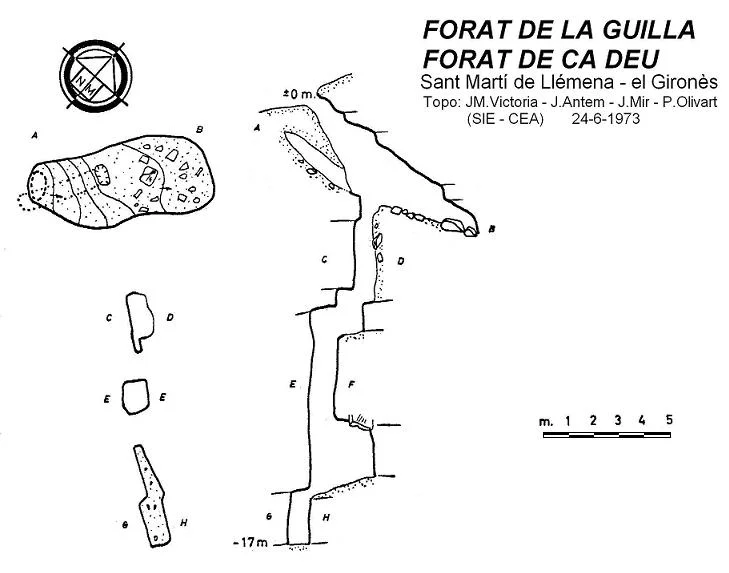 Topografía de CA DEU, FORAT DE