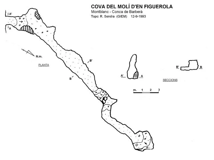 Topografia de MOLÍ D'EN FIGUEROLA, COVA DEL