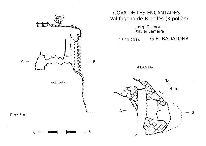 Topographie de ENCANTADES, COVA DE LES