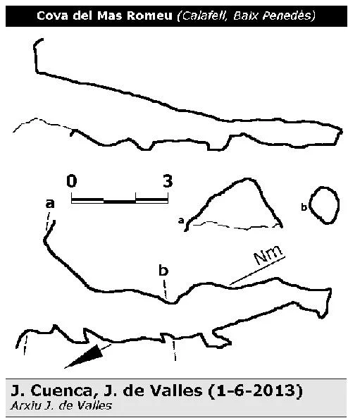 Topografía de MAS ROMEU, COVA DEL
