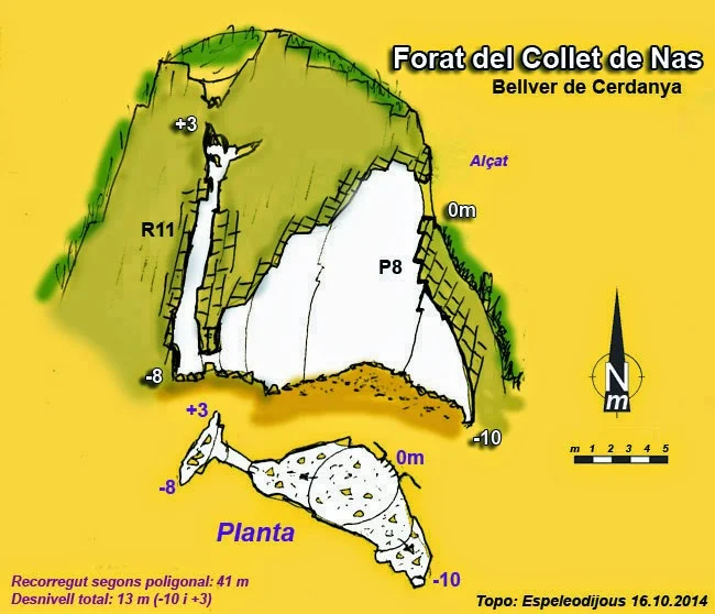 Topographie de COLLET DE NAS, FORAT DEL
