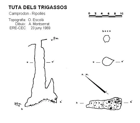 Topographie de TRIGASSOS, TUTA DELS