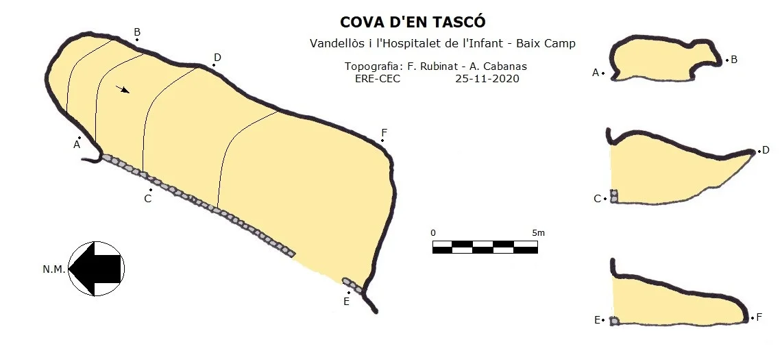 Topographie de TASCÓ, COVA D'EN