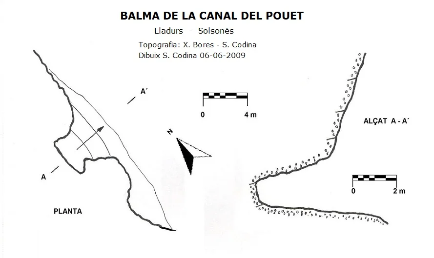 Topografia de CANAL DEL POUET, BALMA DE LA