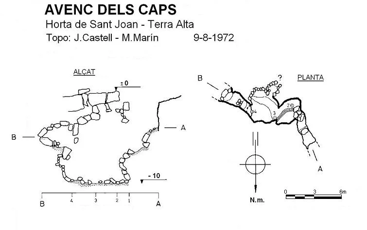 Topographie de CAPS, AVENC DELS