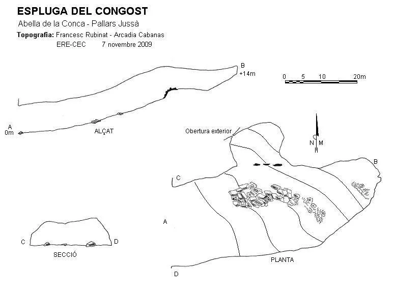 Survey of CONGOST, ESPLUGA DEL