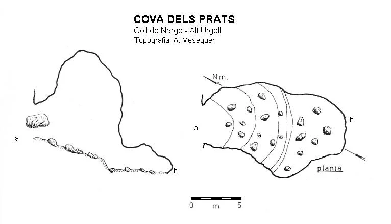 Topografia de PRATS, COVA DELS