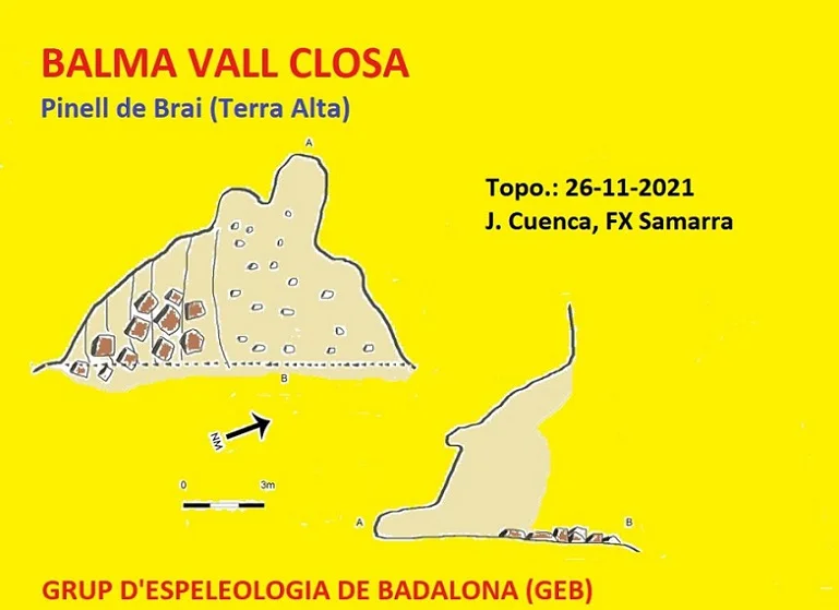 Topografía de VALL CLOSA, BALMA DE LA