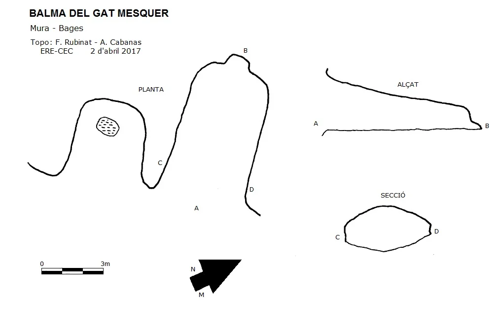 Topographie de GAT MESQUER, BALMA DEL
