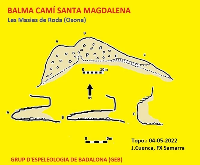 Topografia de CAMÍ DE SANTA MAGDALENA, BALMA DEL