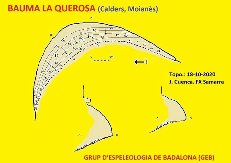 Topografia de QUEROSA, BAUMA DE LA