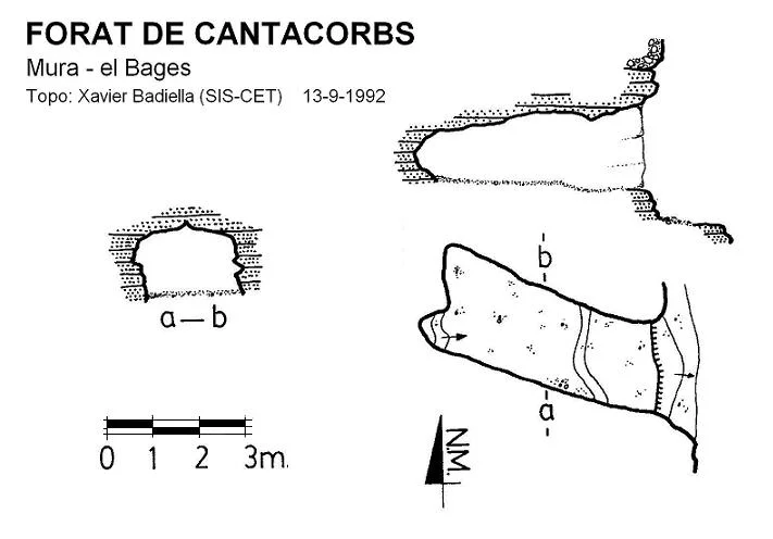 Topografía de CANTACORBS, FORAT DE