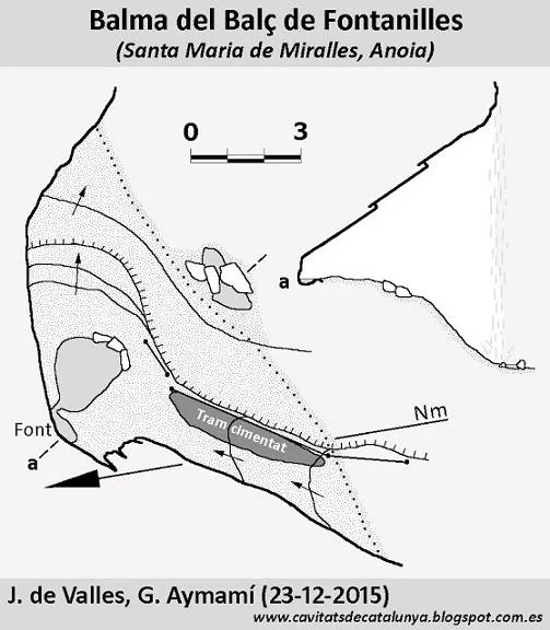 Topographie de BALÇ DE LES FONTANILLES, BALMA