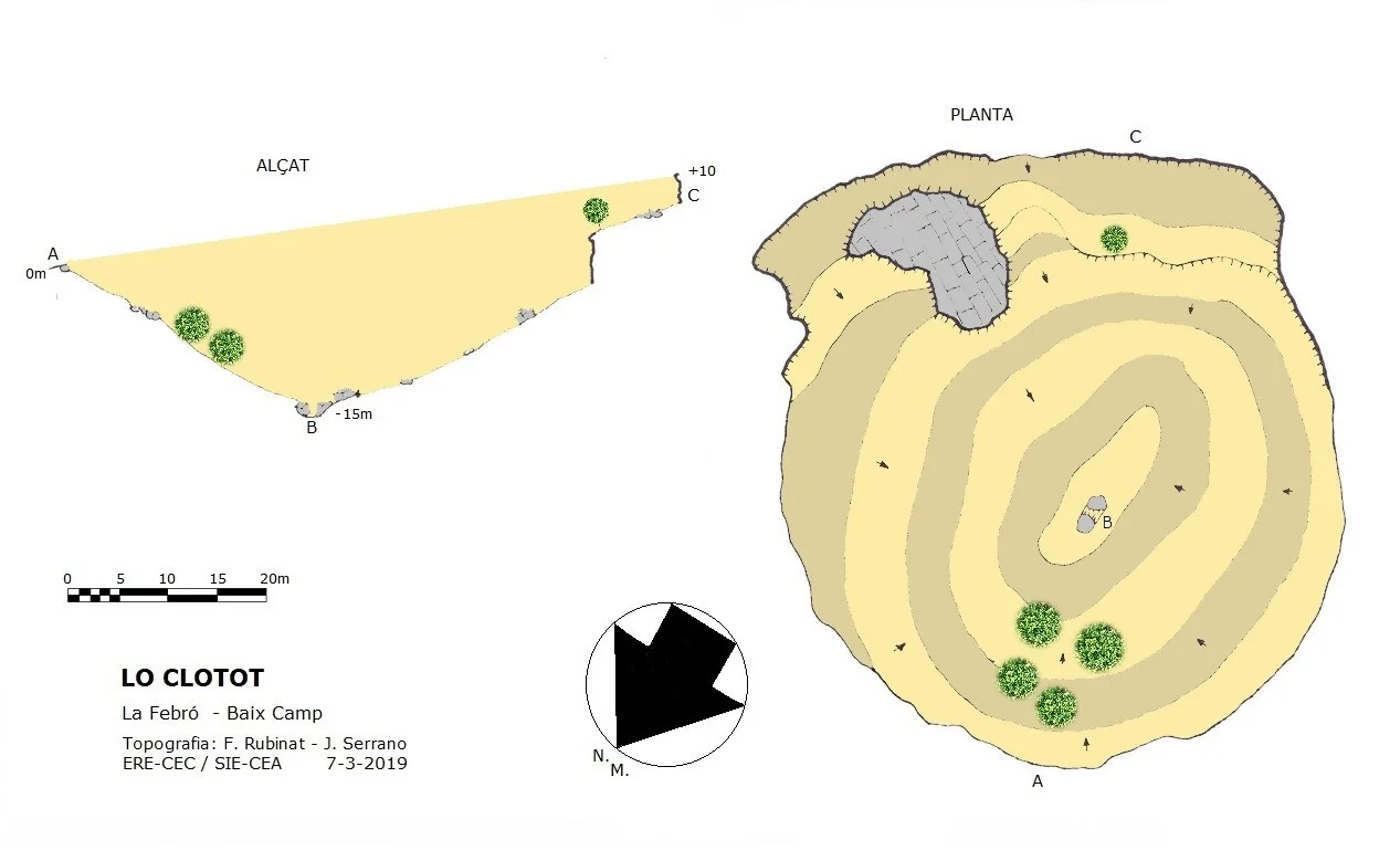 Topographie de CLOTOT, LO